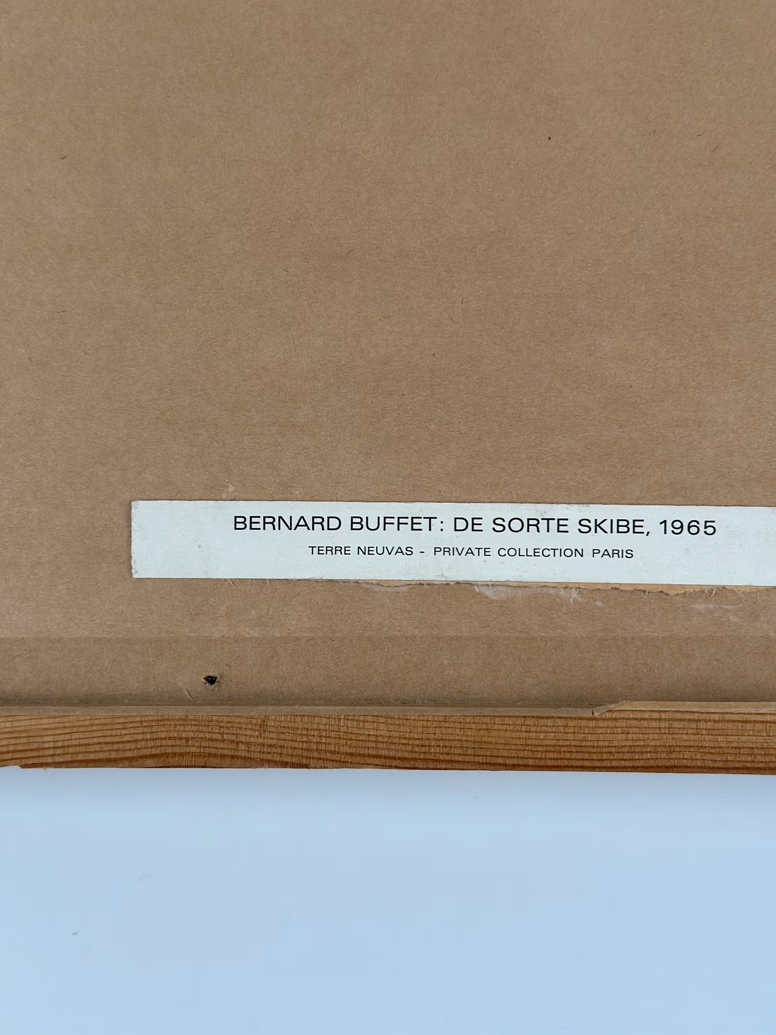 Bernard Buffet: De Sorte Skibe (1965)