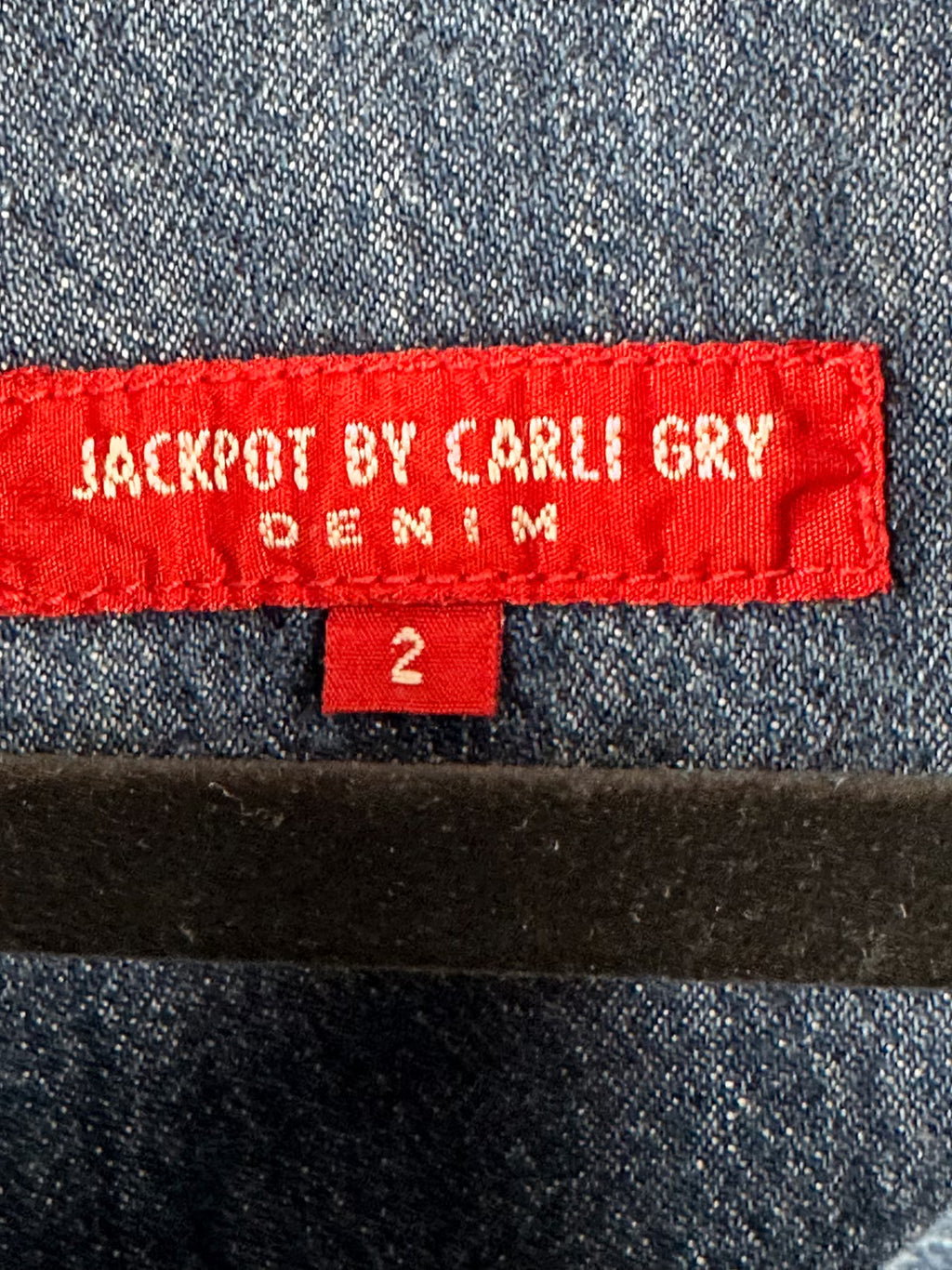Jackpot by Carli Gry – klassinen farkkutakki, koko 2 (S/M)
