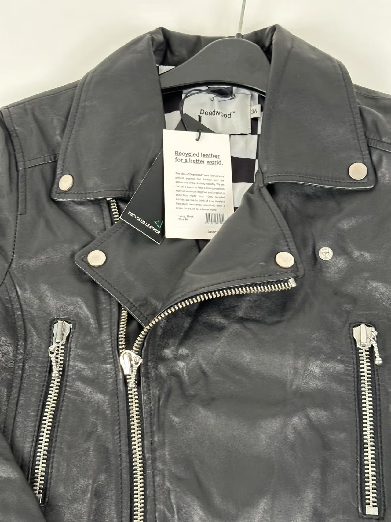 Deadwood™ Leroy - naisten biker-nahkatakki