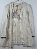 Noa Noa vaalea puuvillamekko (XS)