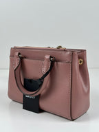 DKNY Bryant Mini Shopper -nahkalaukku, roosa