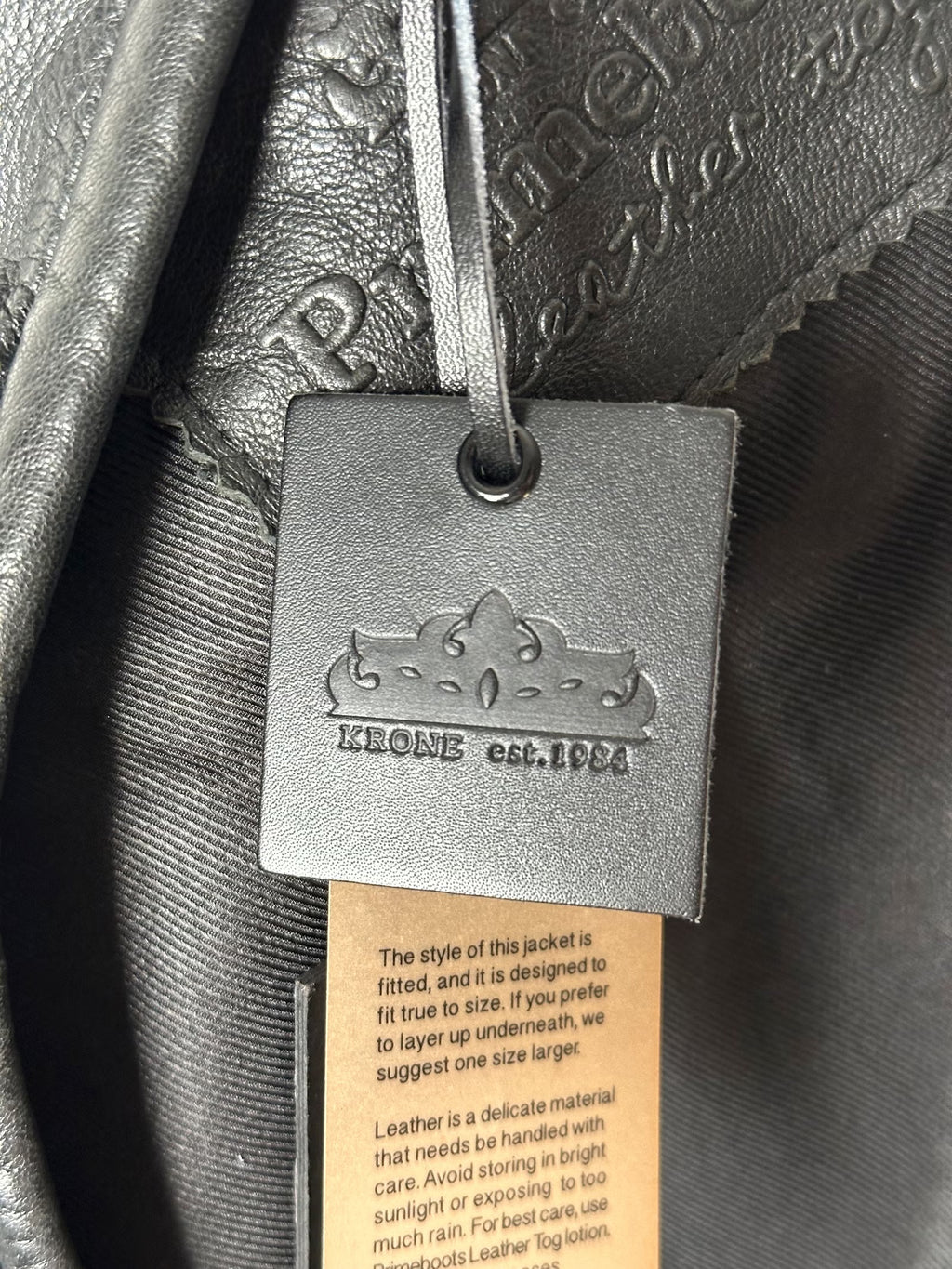 Primeboots™ biker-nahkatakki