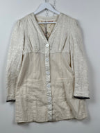 Noa Noa vaalea puuvillamekko (XS)