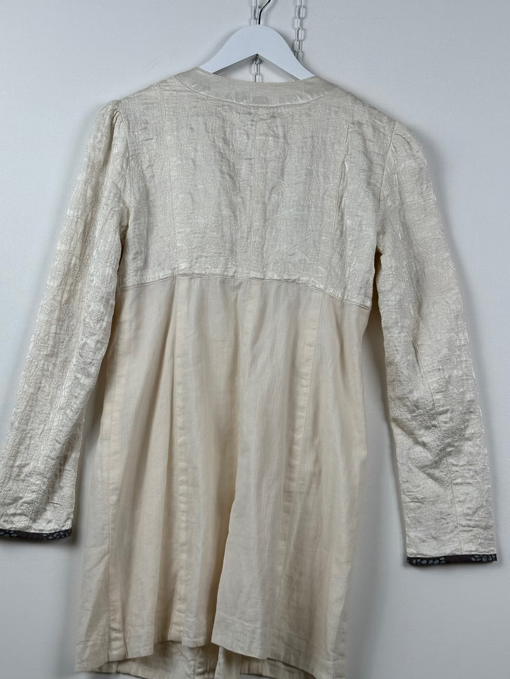 Noa Noa vaalea puuvillamekko (XS)