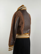Vero Moda “Claudia” vintage nahkatakki – koko M
