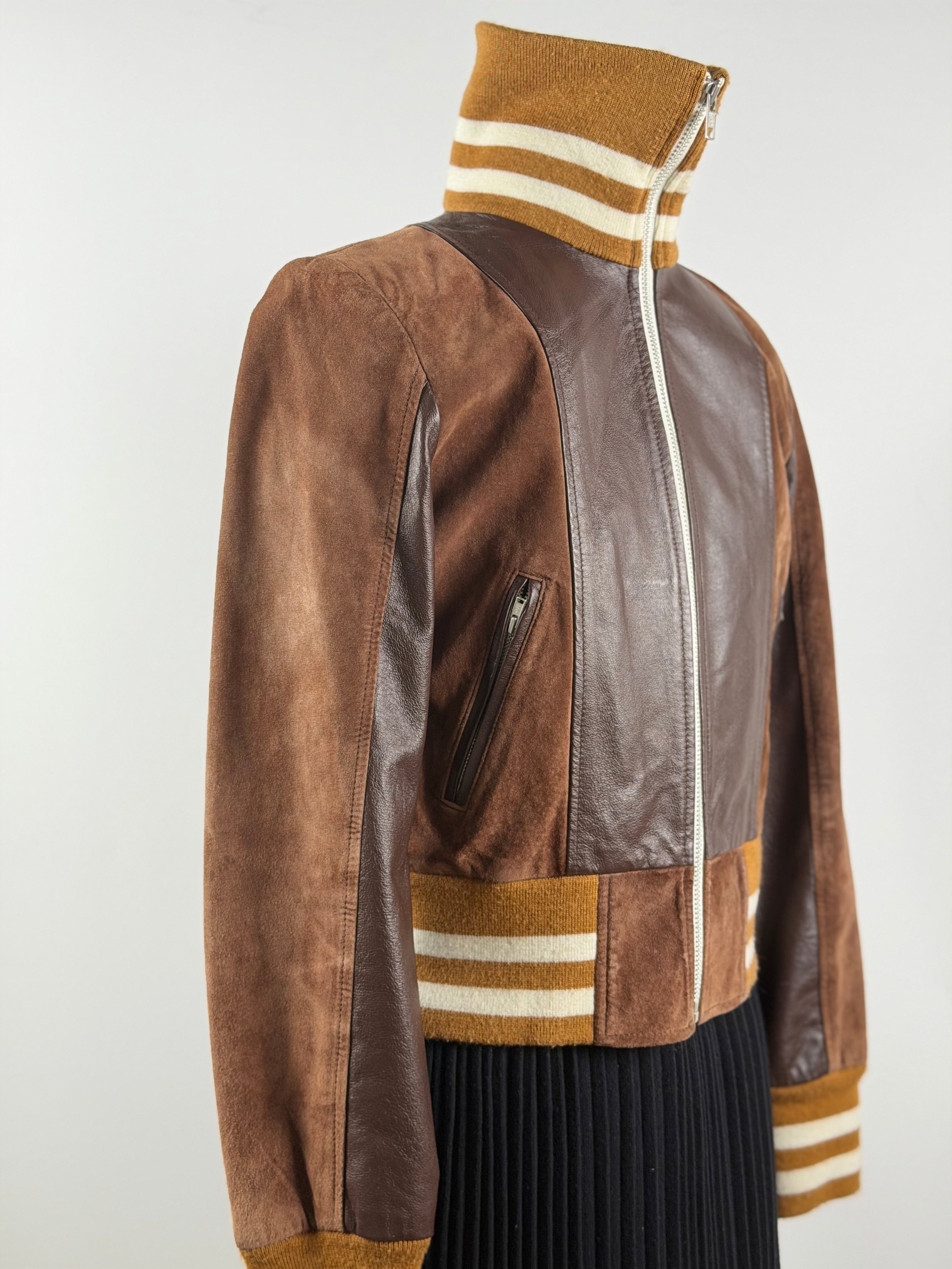 Vero Moda “Claudia” vintage nahkatakki – koko M