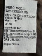 Vero Moda “Claudia” vintage nahkatakki – koko M