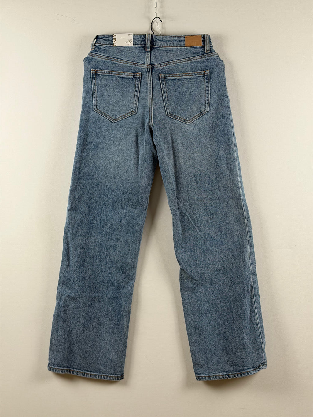 ONLY wide leg farkut – korkea vyötärö (W29/L32, uudet)