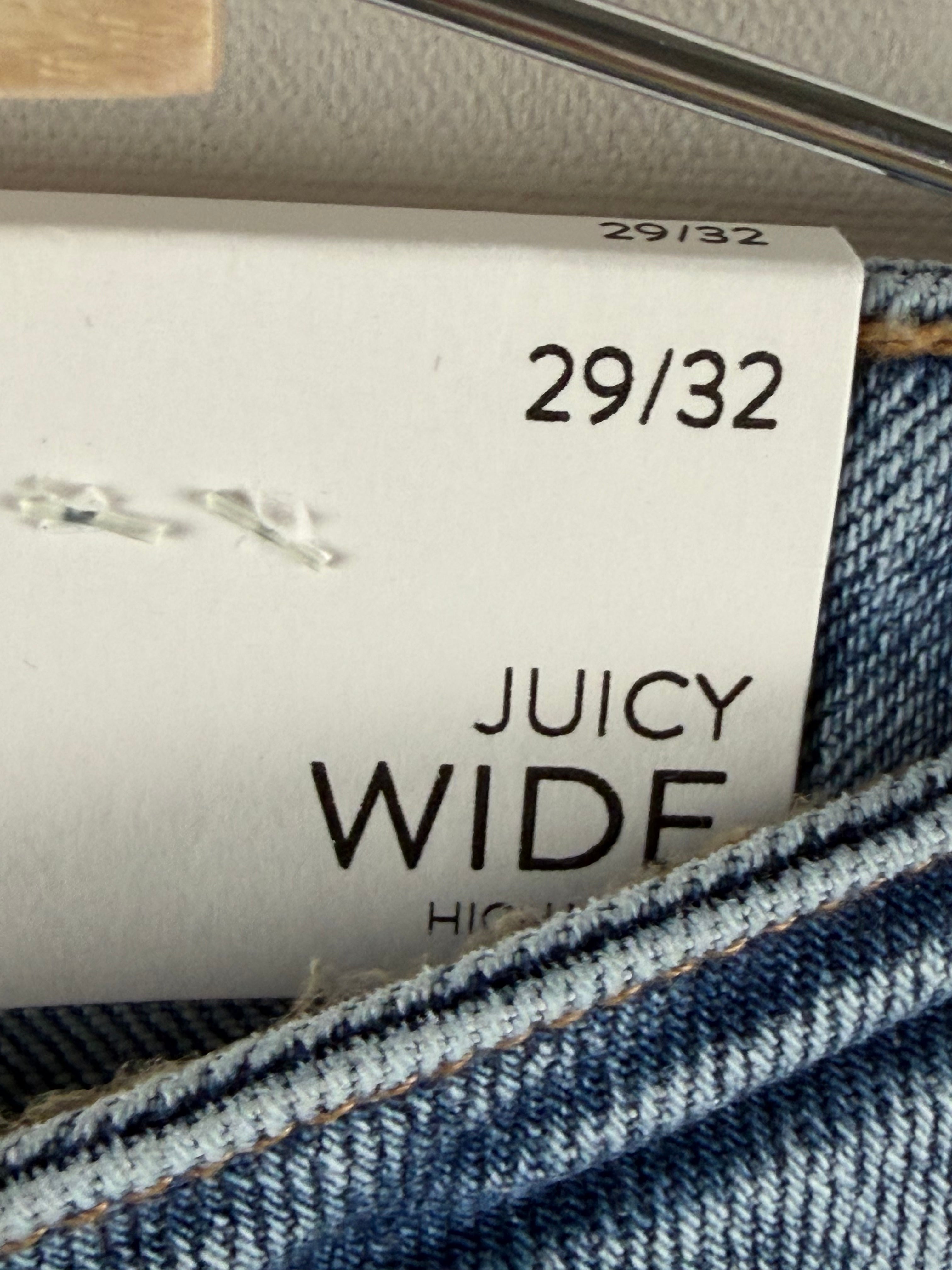 ONLY wide leg farkut – korkea vyötärö (W29/L32, uudet)