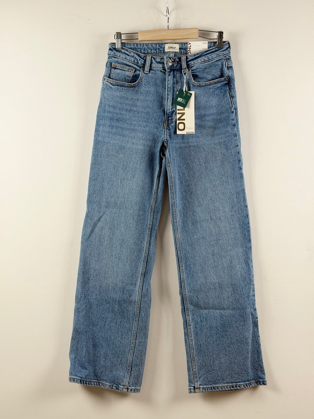 ONLY wide leg farkut – korkea vyötärö (W29/L32, uudet)
