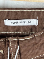 Bershka wide leg farkut – korkea vyötärö (EU 32, uudet)