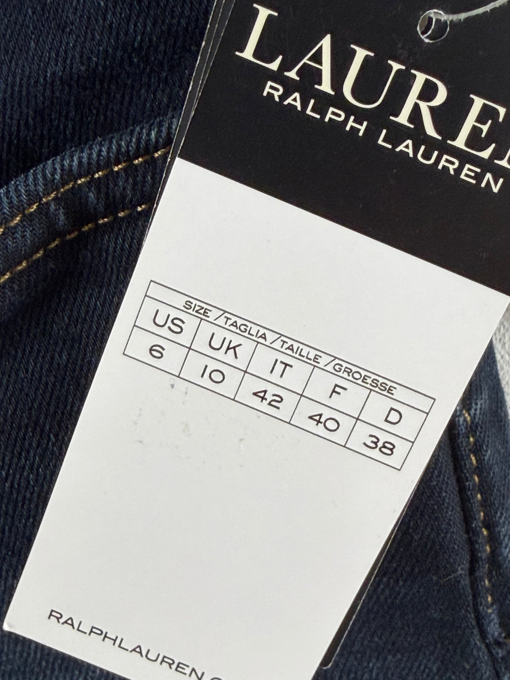 Lauren Ralph Lauren farkut – high-rise (koko 38, uudet)
