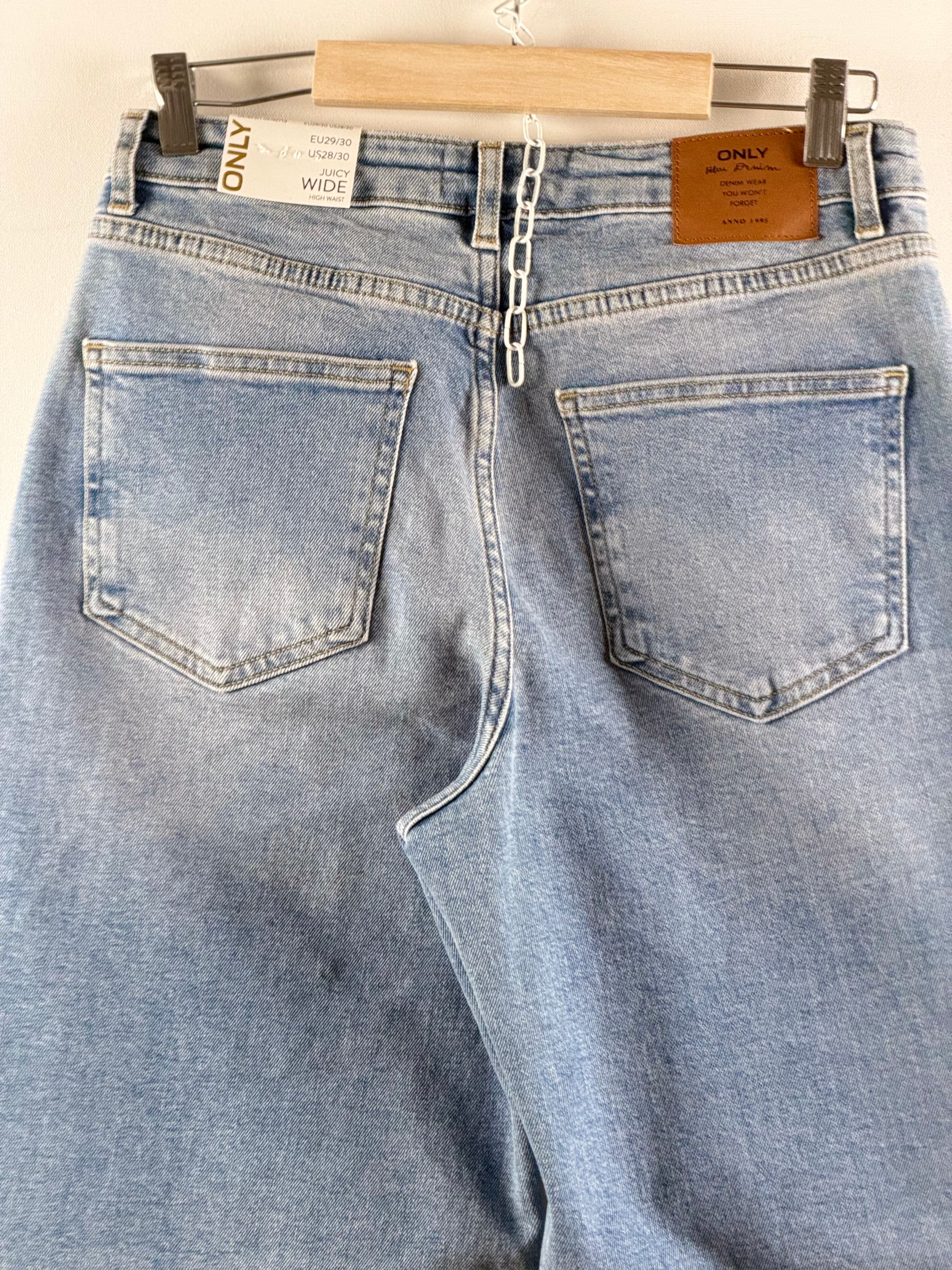 ONLY wide leg farkut W29/L30