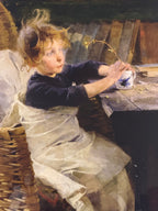 Helene Schjerfbeck – “Toipilas” (galleriavedos)