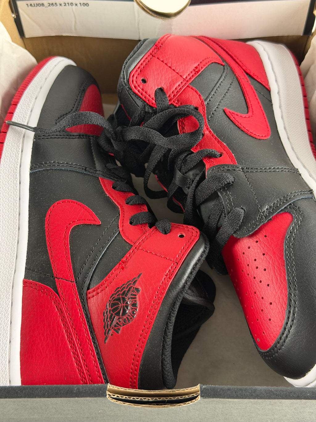 Air Jordan 1 Mid – Bred – EU 36.5
