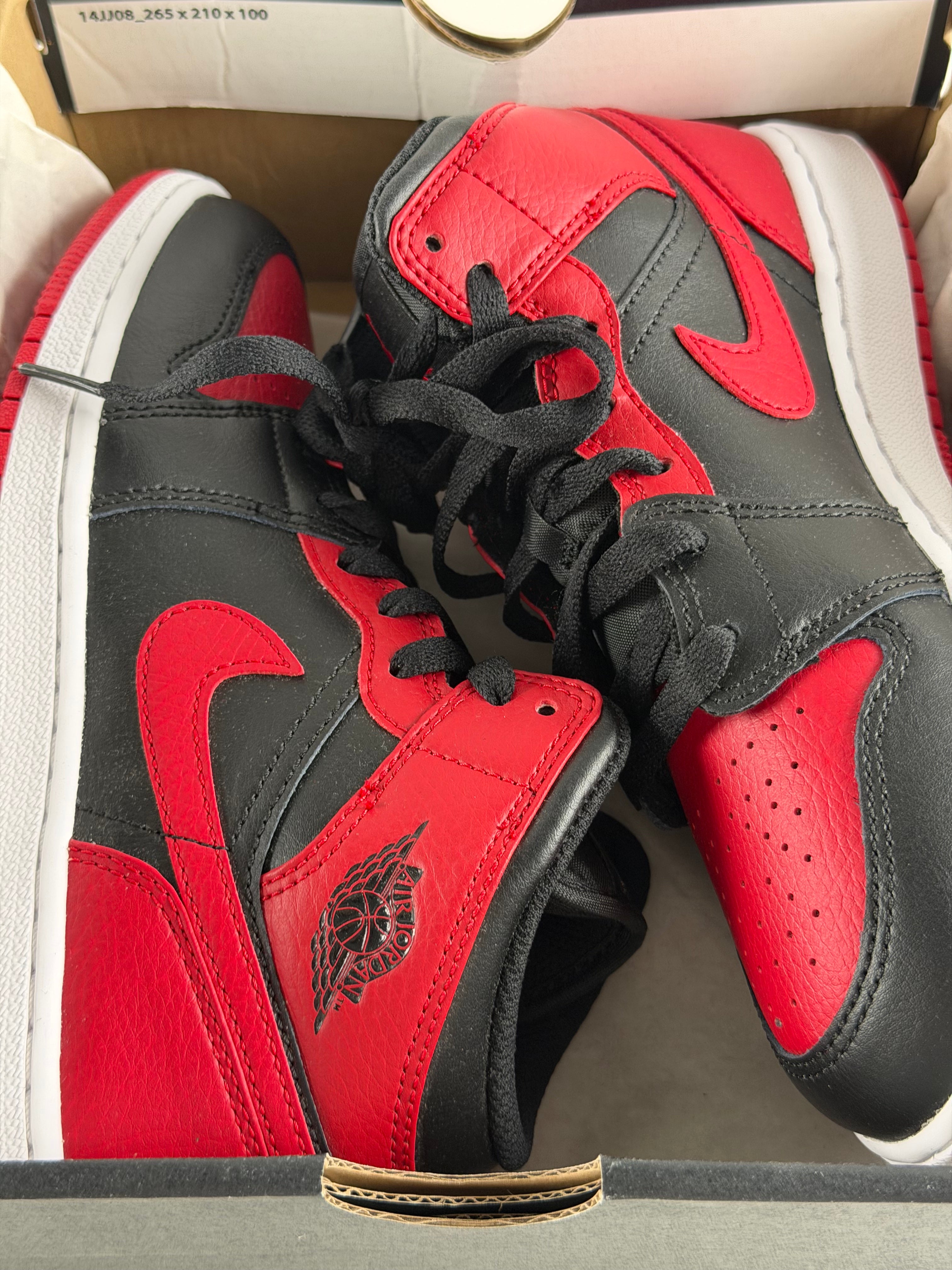 Air Jordan 1 Mid – Bred – EU 36.5