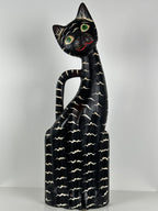 Käsintehty vintage-kissa – Meksikolaista keramiikkaa, 33 cm