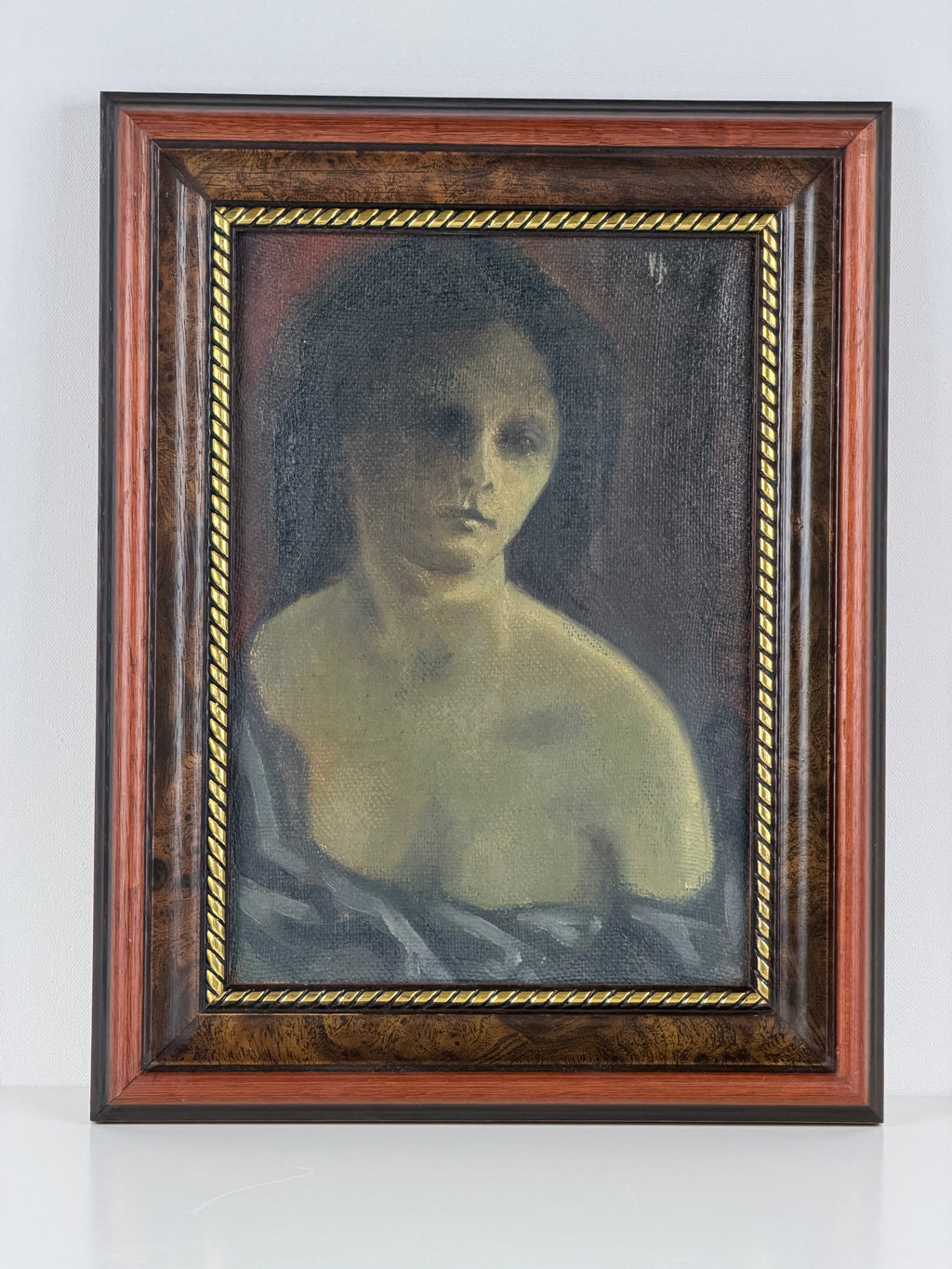 Vintage öljymaalaus “Madonna”, 1949 – kehystetty alkuperäisteos