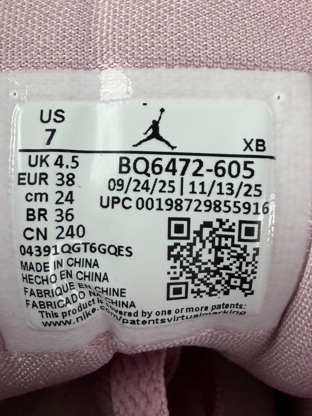 WMNS Air Jordan 1 Mid “Elemental Pink” – EU 38