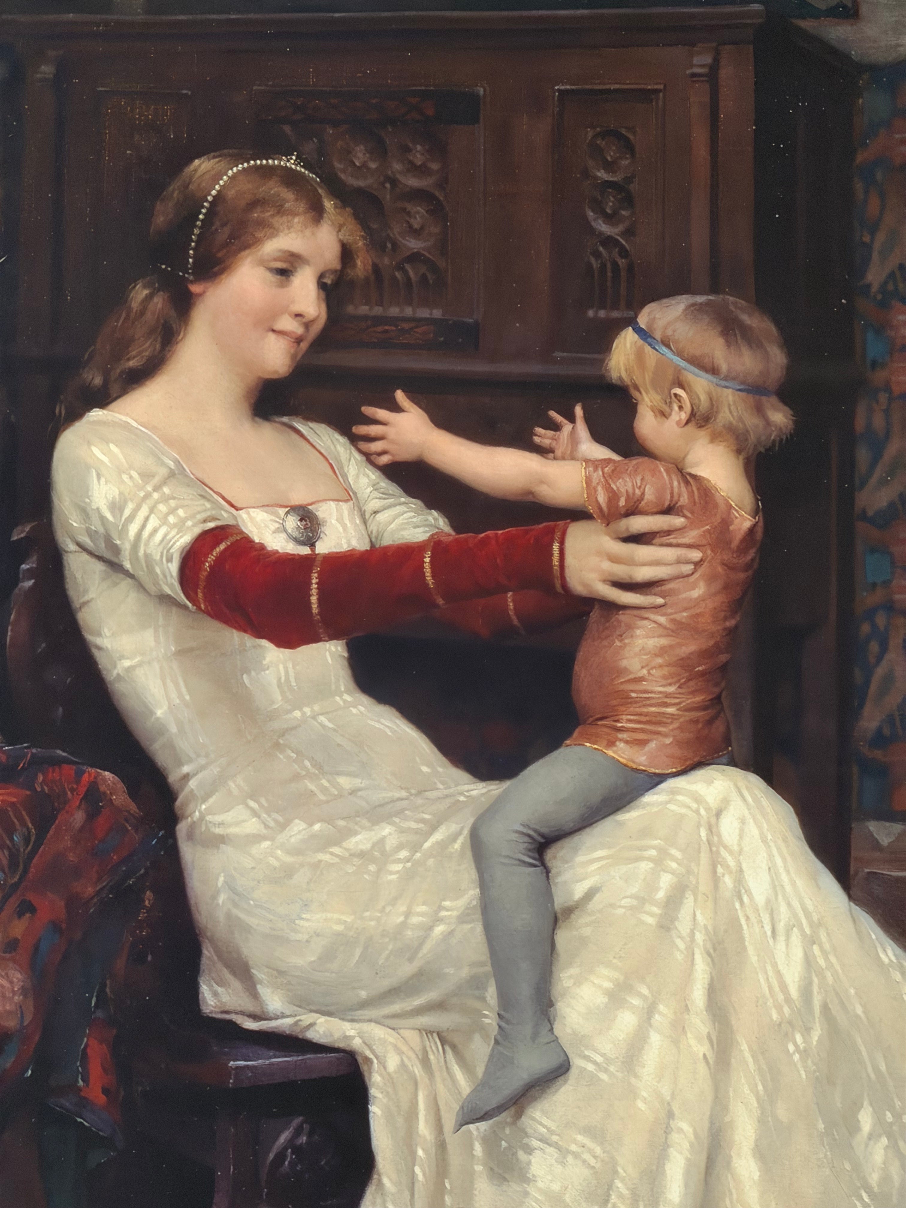 Albert Edelfelt – “Kuningatar Blanka” (1877)