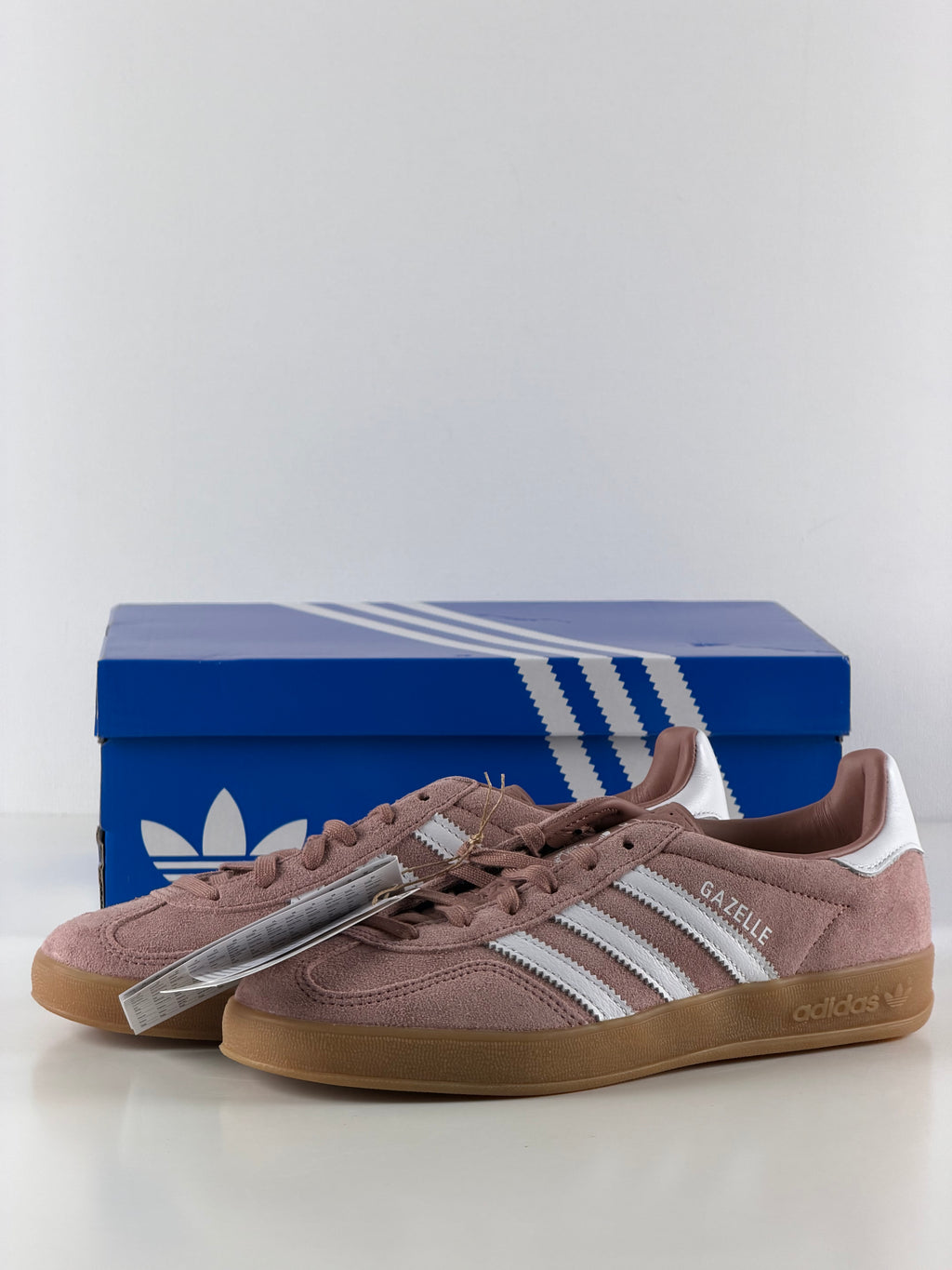Adidas Gazelle Indoor W – vaaleanroosat mokkanahakengät,