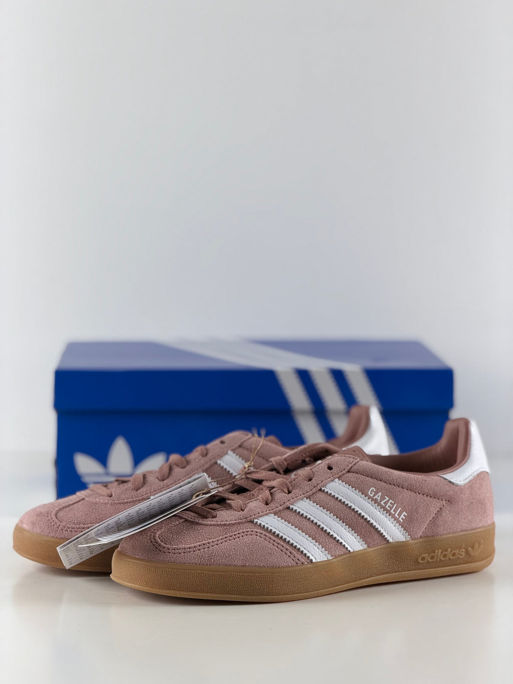 Adidas Gazelle Indoor W – vaaleanroosat mokkanahakengät,