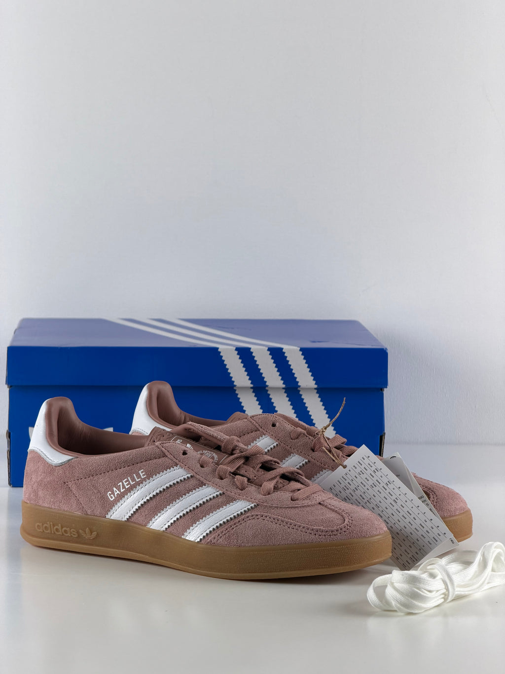 Adidas Gazelle Indoor W – vaaleanroosat mokkanahakengät,