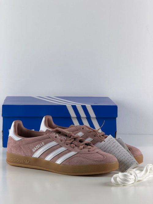 Adidas Gazelle Indoor W – vaaleanroosat mokkanahakengät,