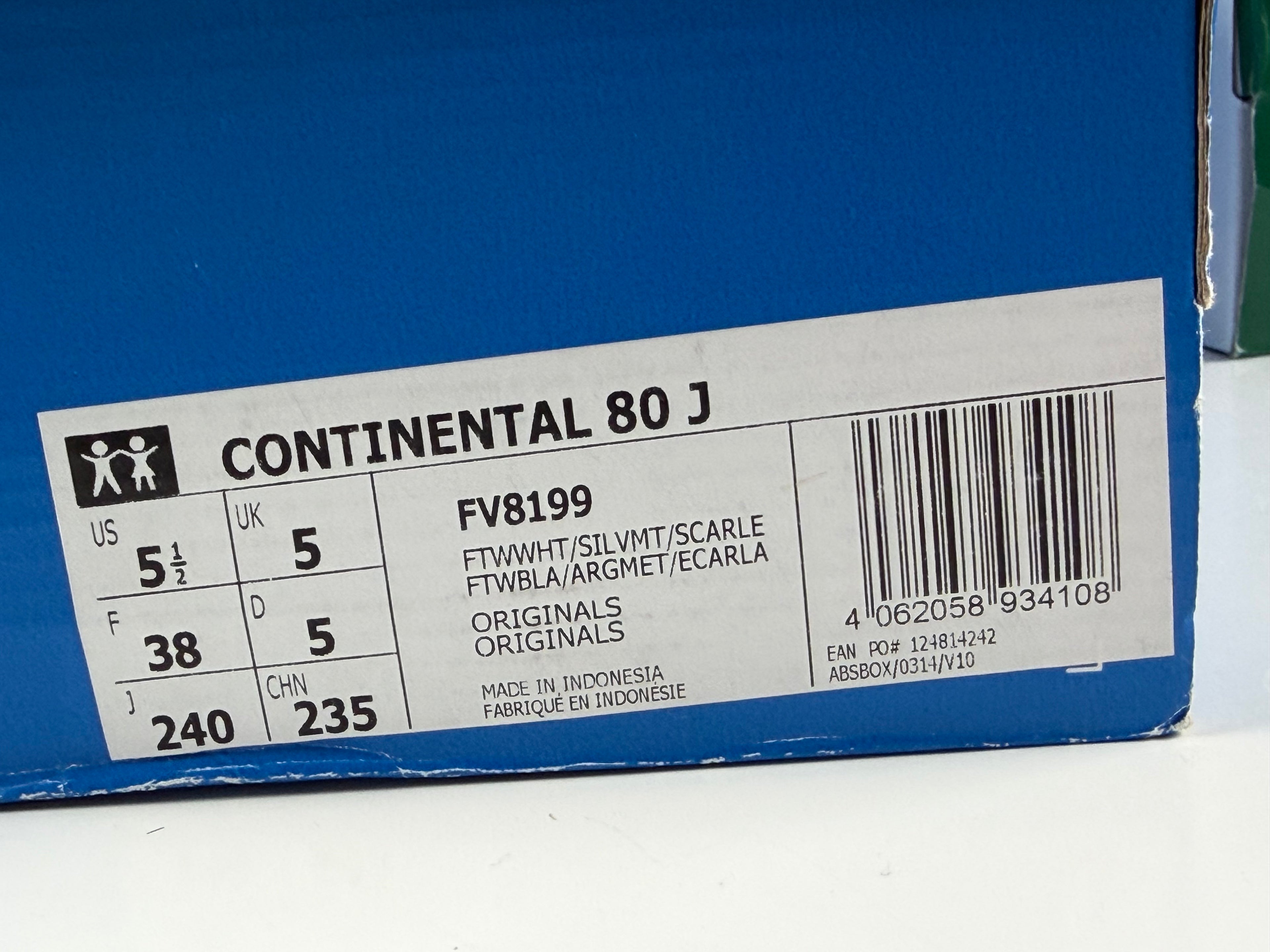 Adidas Originals Continental 80 J