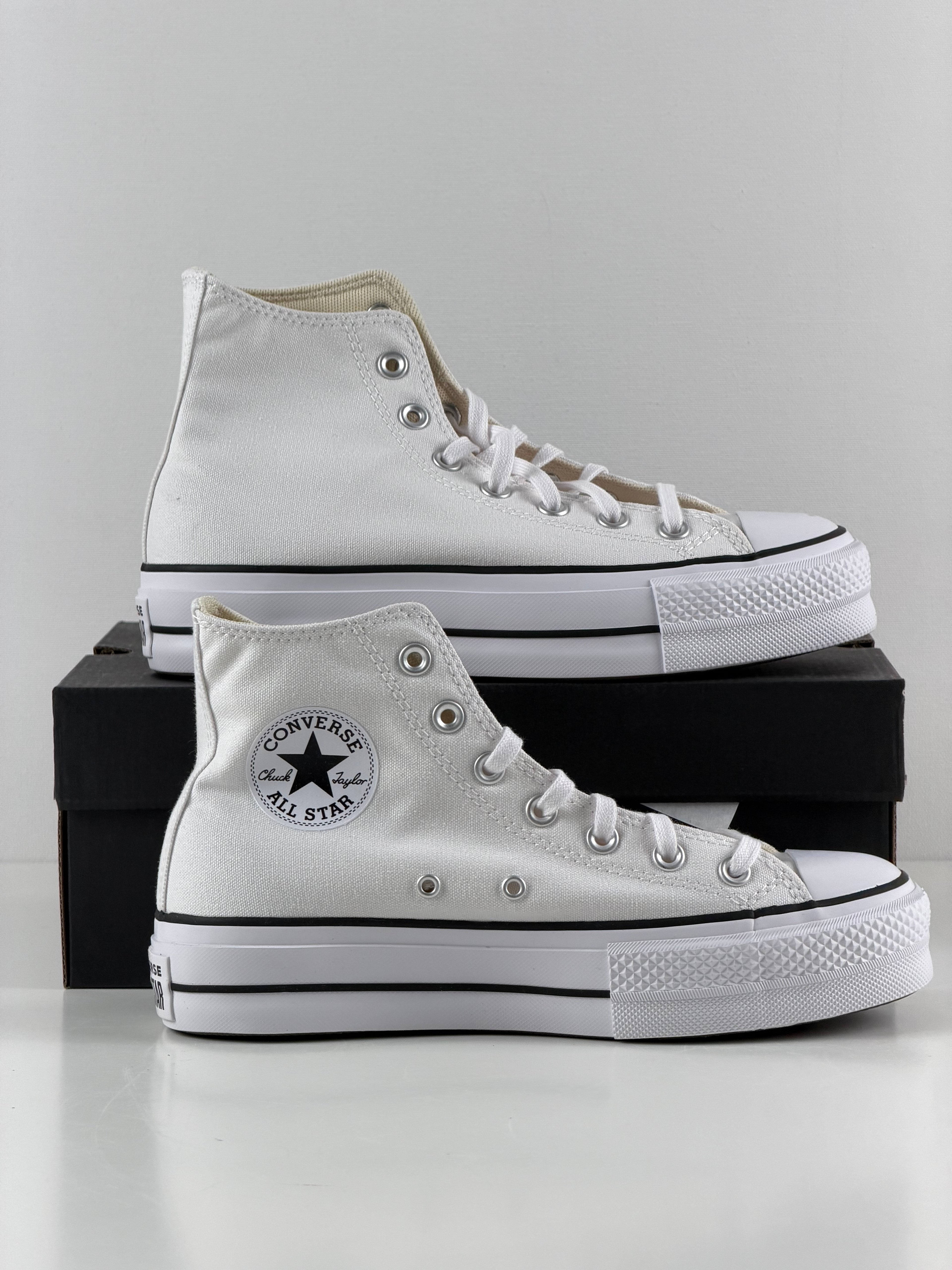 Converse Chuck Taylor All Star Lift Hi – valkoinen