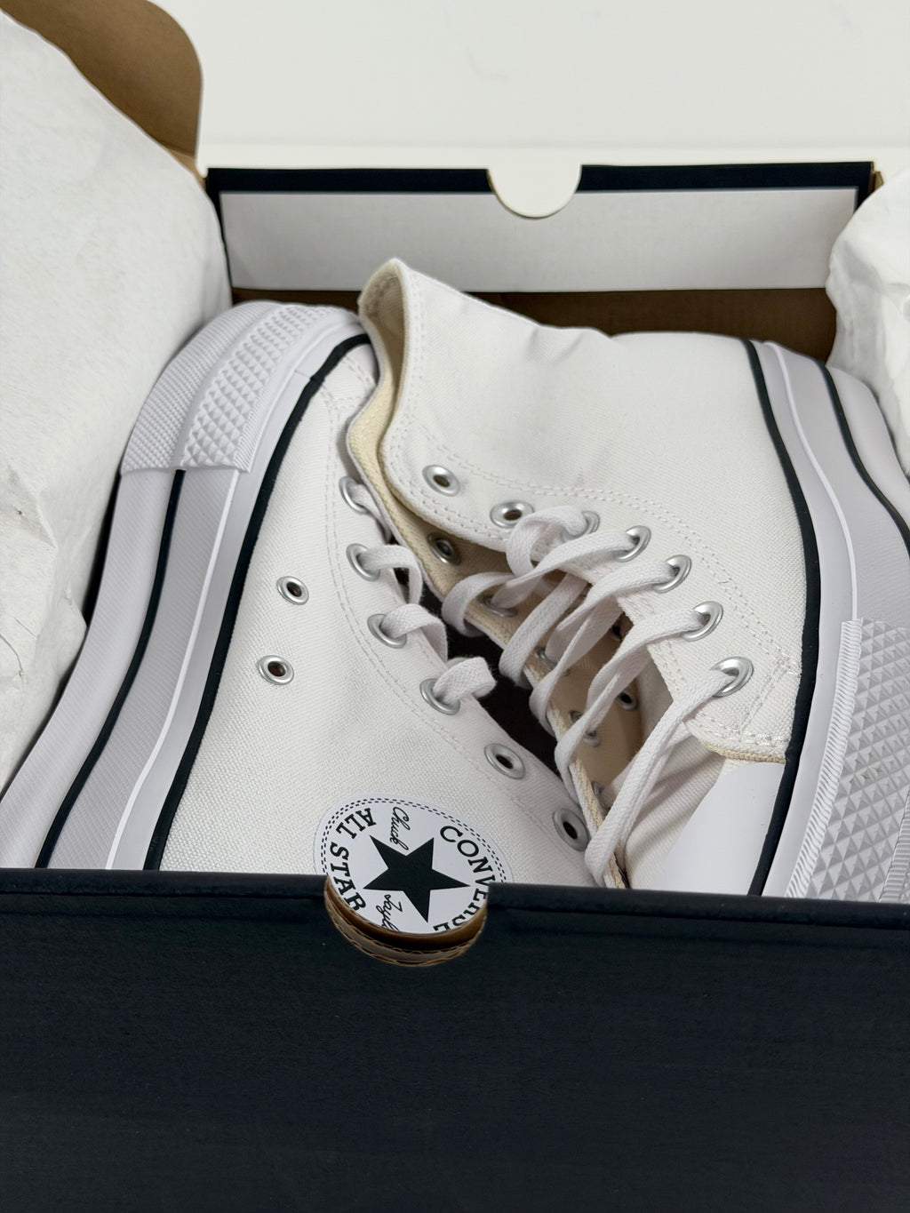 Converse Chuck Taylor All Star Lift Hi – valkoinen