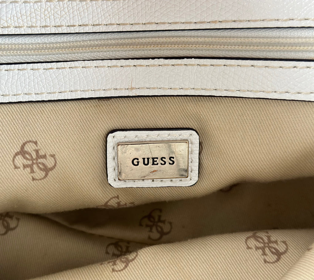 Guess Vikky Satchel – valkoinen laukku