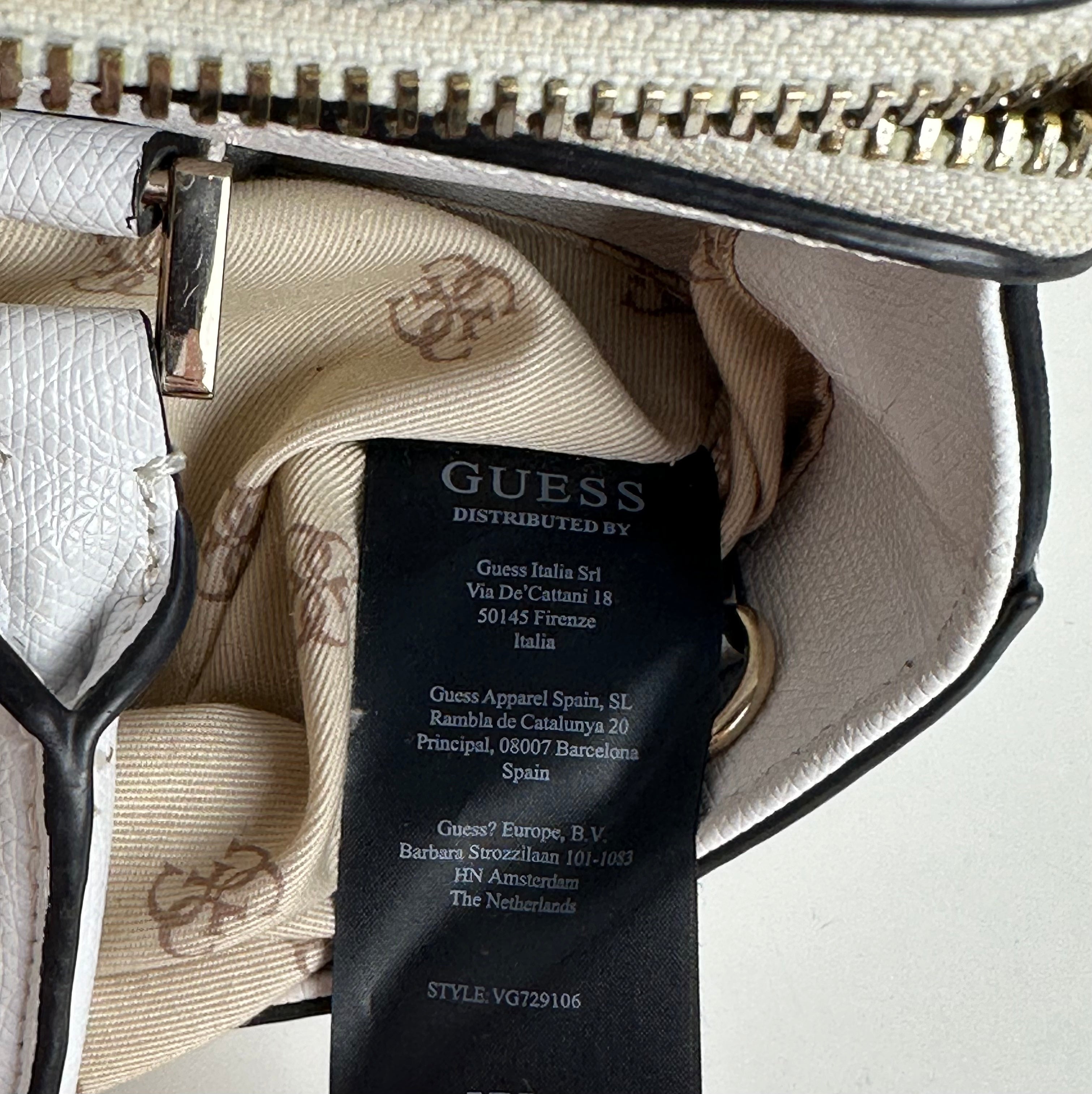 Guess Vikky Satchel – valkoinen laukku