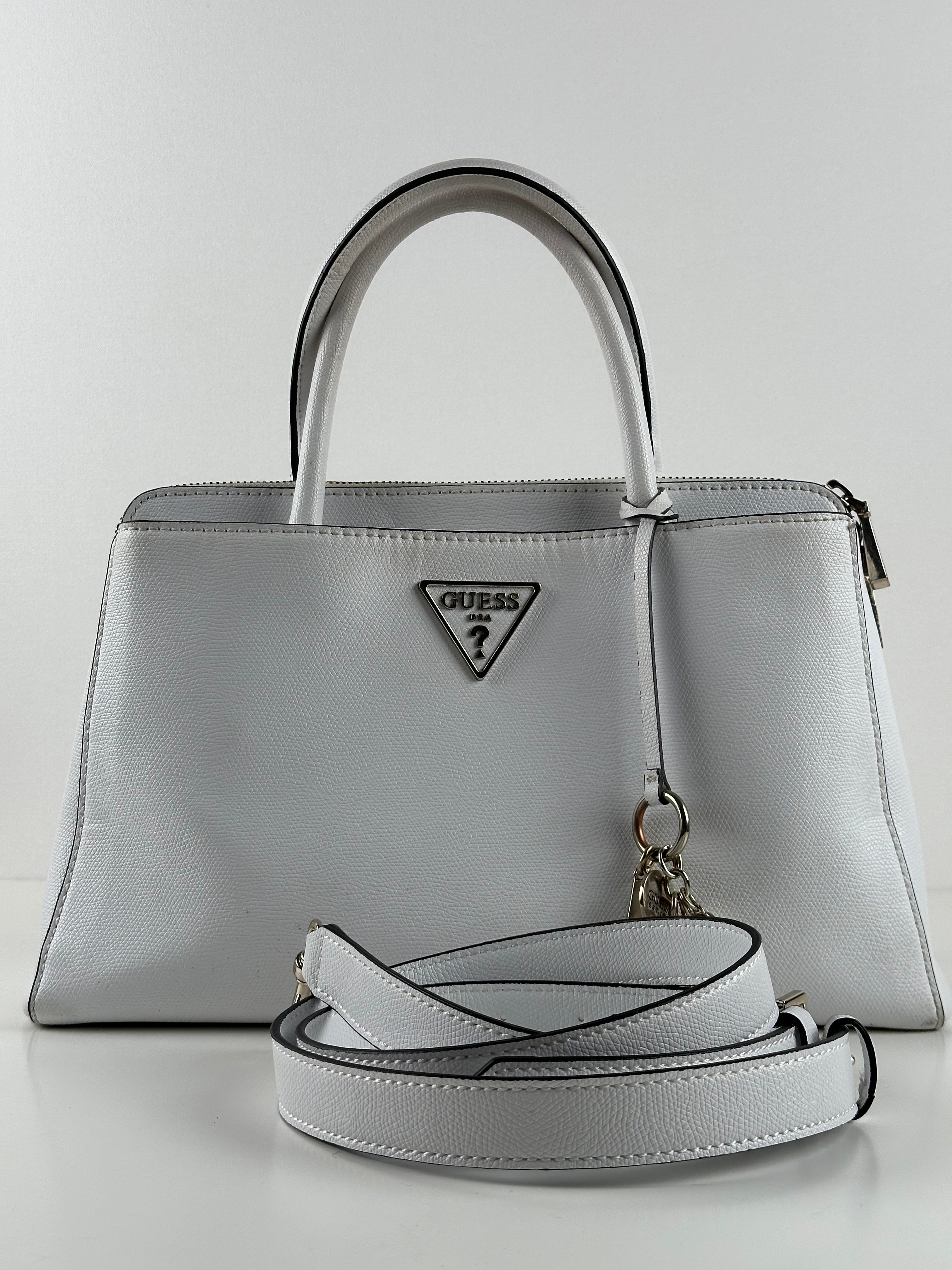 Guess Vikky Satchel – valkoinen laukku