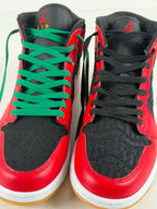 Air Jordan 1 Mid SE “Black / Fire Red / White / Malachite”