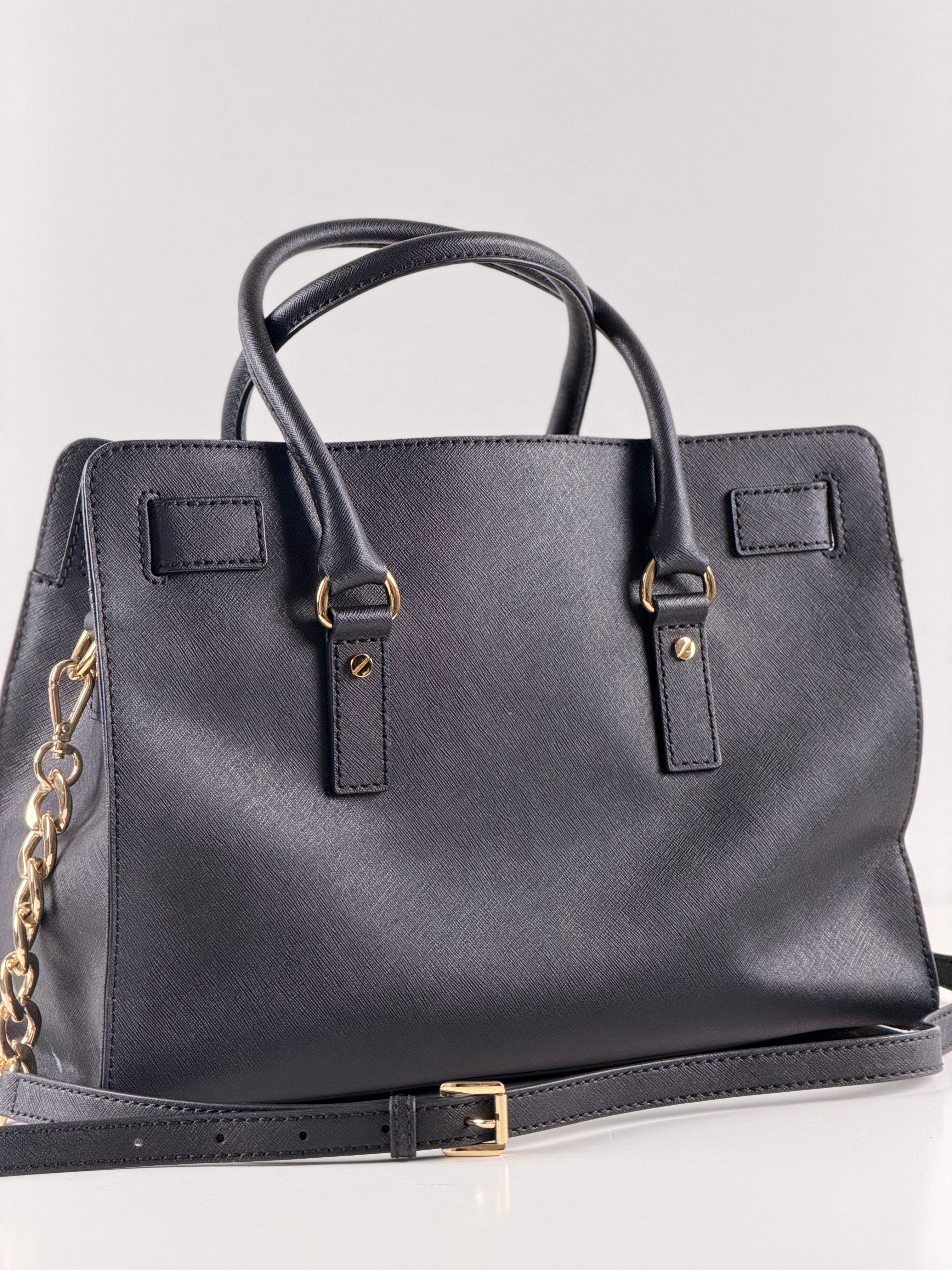 Michael Kors Hamilton Satchel -käsilaukku, musta