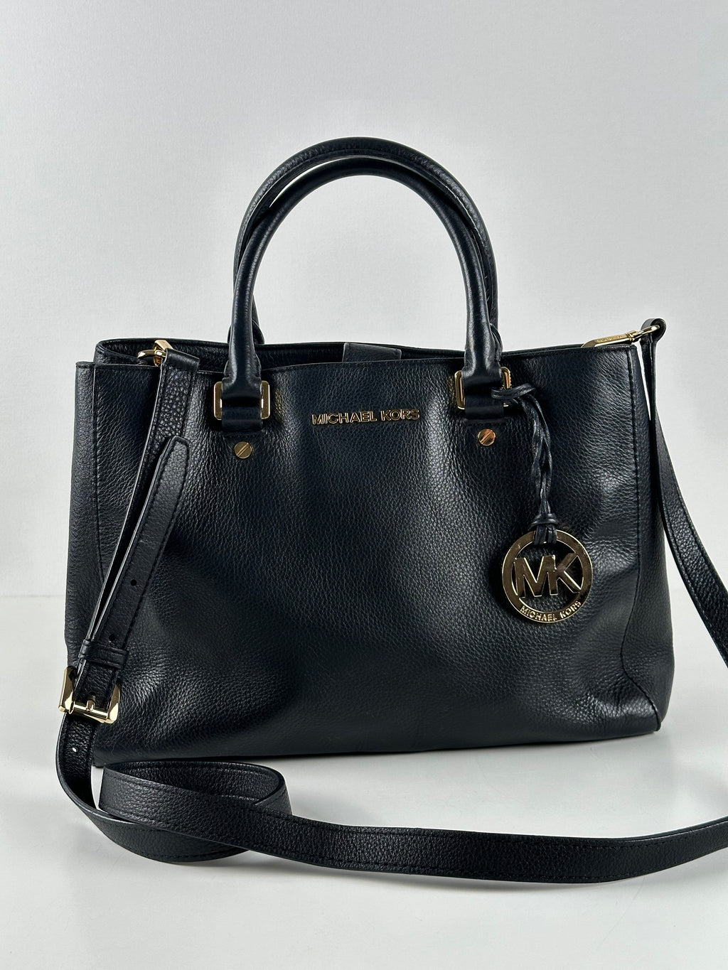 Michael Kors Bedford Medium Leather Satchel