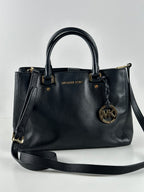 Michael Kors Bedford Medium Leather Satchel