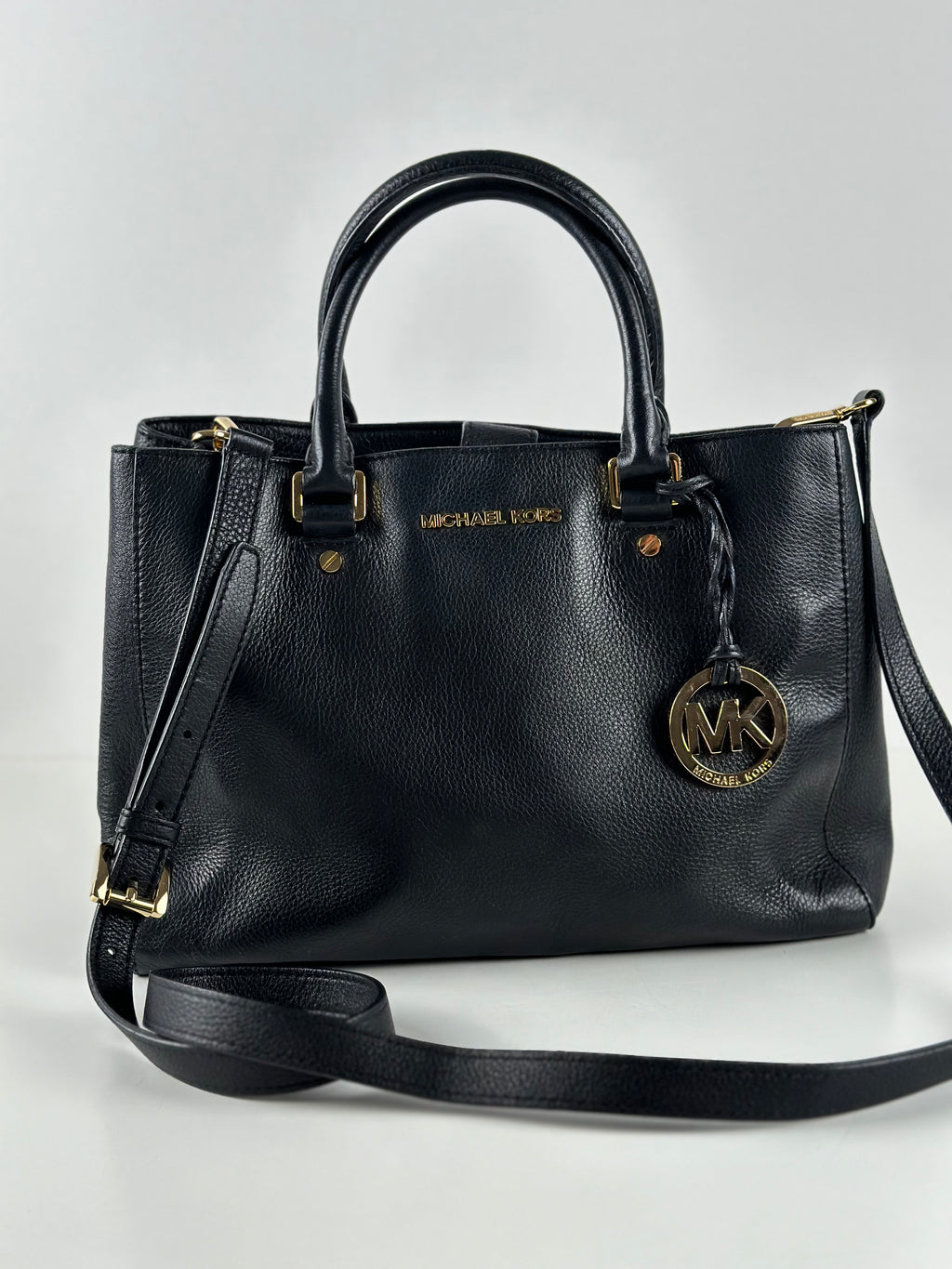 Michael Kors Bedford Medium Leather Satchel