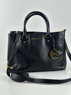 Michael Kors Bedford Medium Leather Satchel