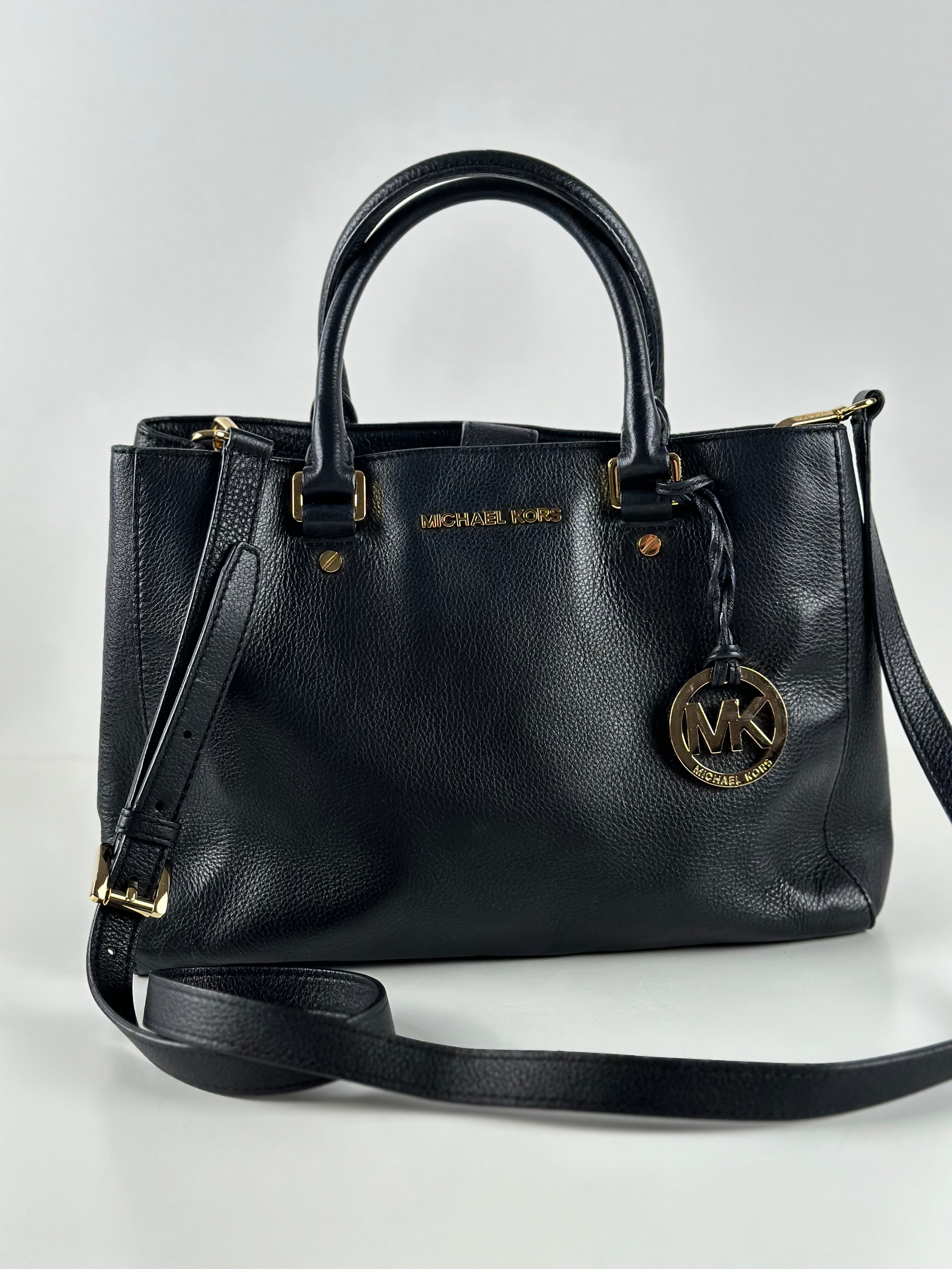 Michael Kors Bedford Medium Leather Satchel