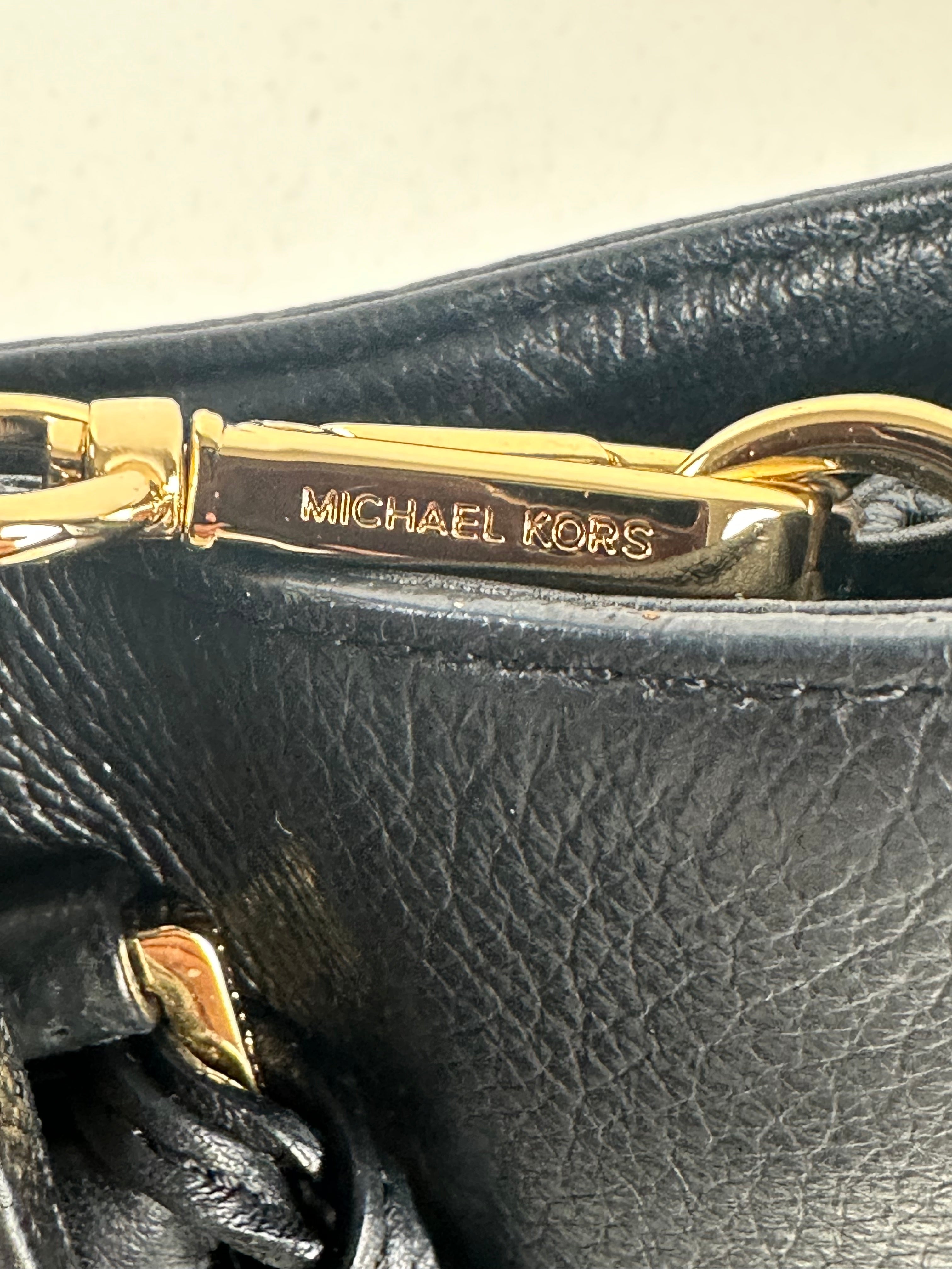 Michael Kors Bedford Medium Leather Satchel