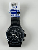 Q&Q Superior C24A-005PY – Miesten kronografi (uusi, takuulla)