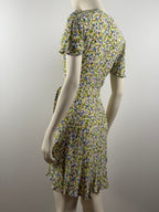 Indiska Nola Short Dress – uusi kukkakuosinen kesämekko, XS (34)
