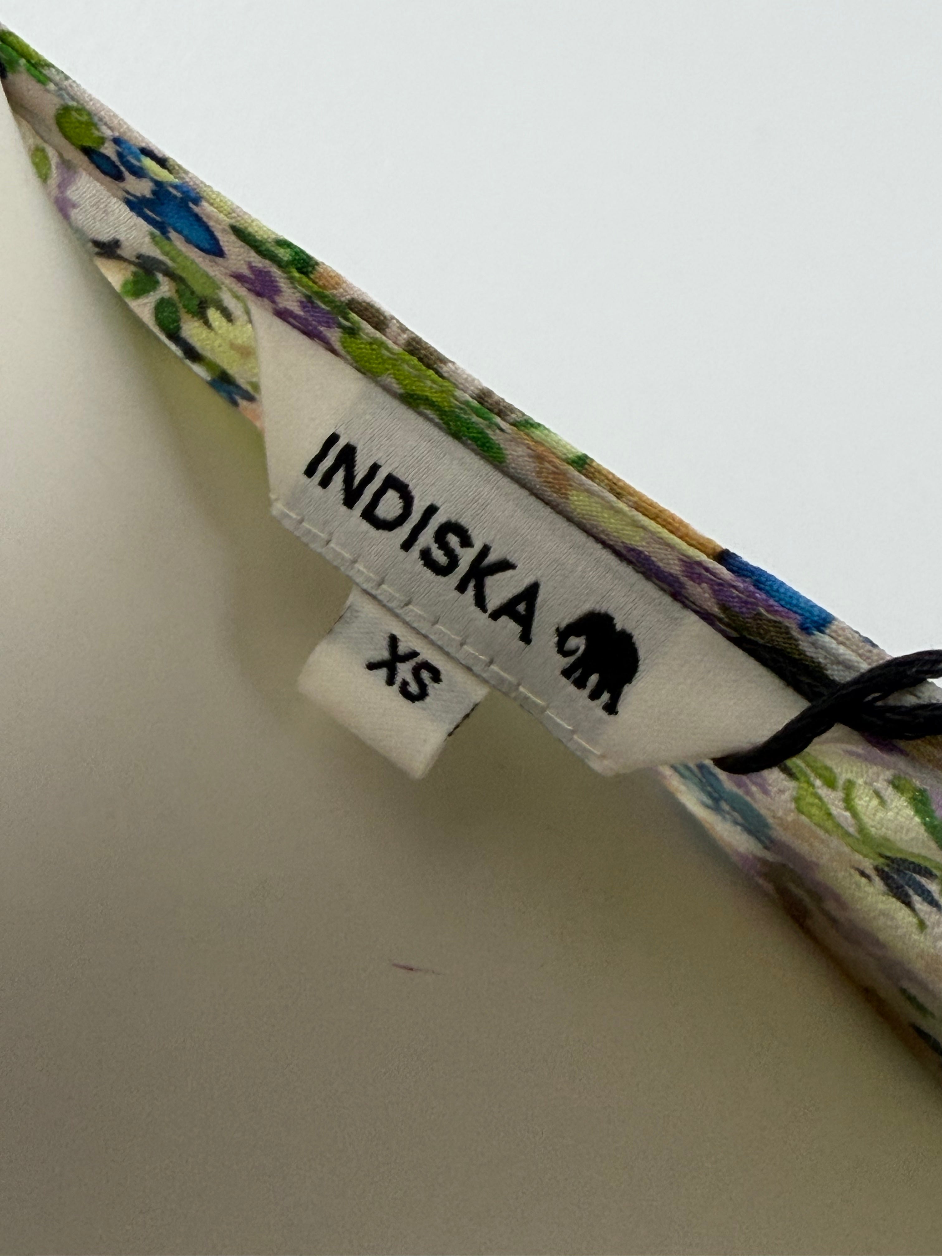 Indiska Nola Short Dress – uusi kukkakuosinen kesämekko, XS (34)