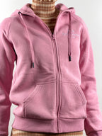 Peak Performance Original Zip Hood – vaaleanpunainen huppari, koko S