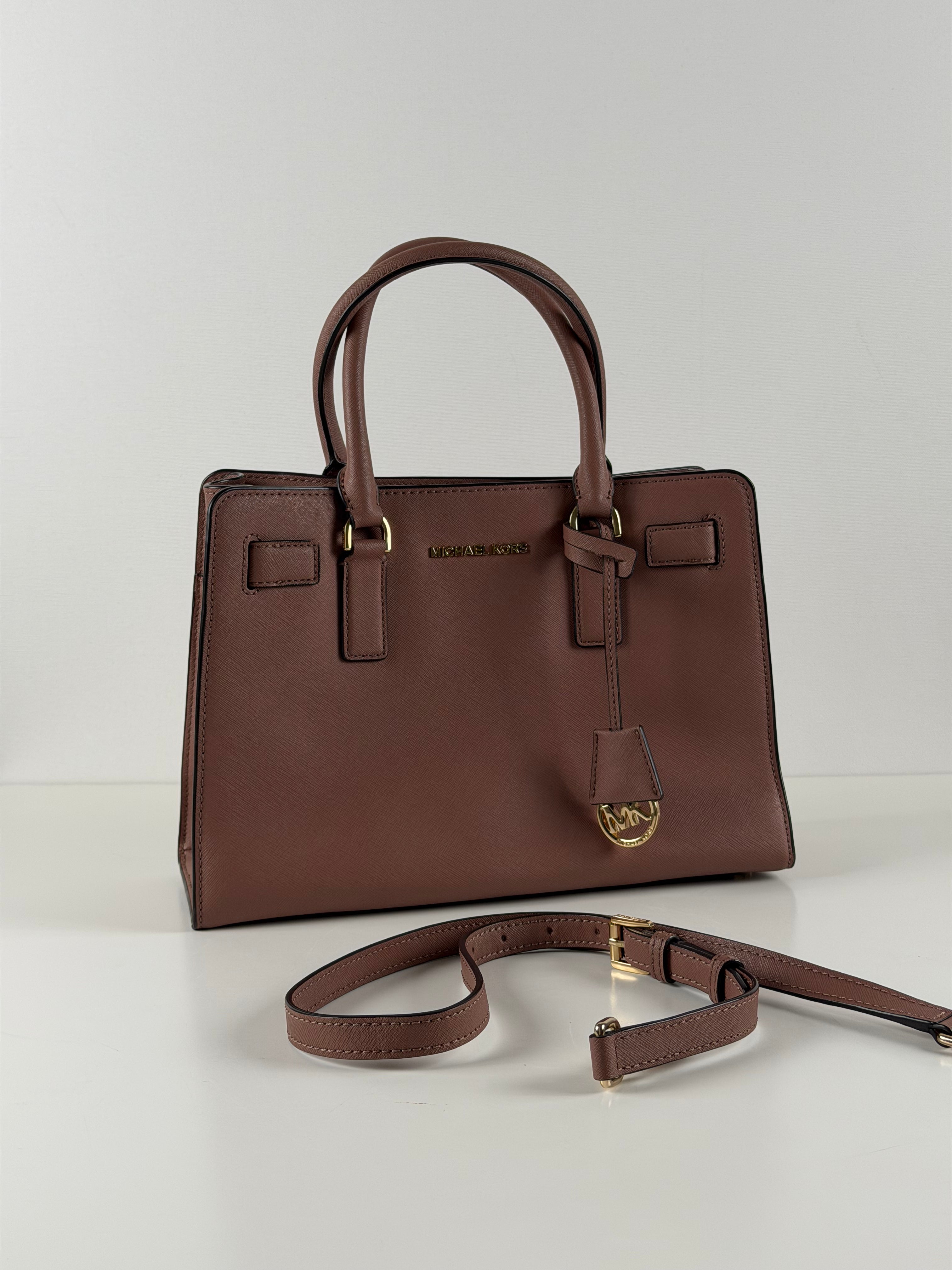 Michael Kors nahkalaukku, vanha roosa – aitoa saffiano-nahkaa