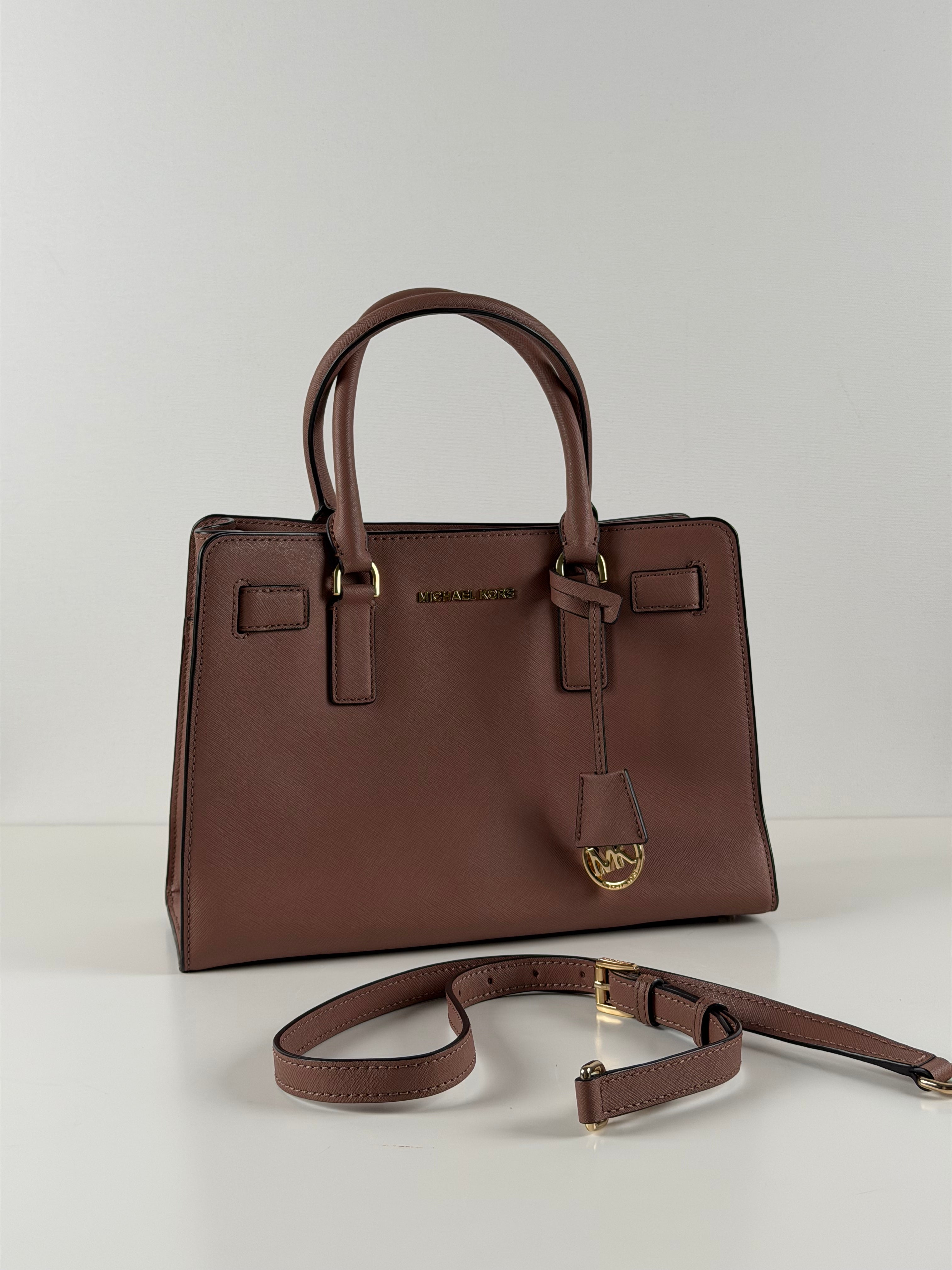 Michael Kors nahkalaukku, vanha roosa – aitoa saffiano-nahkaa