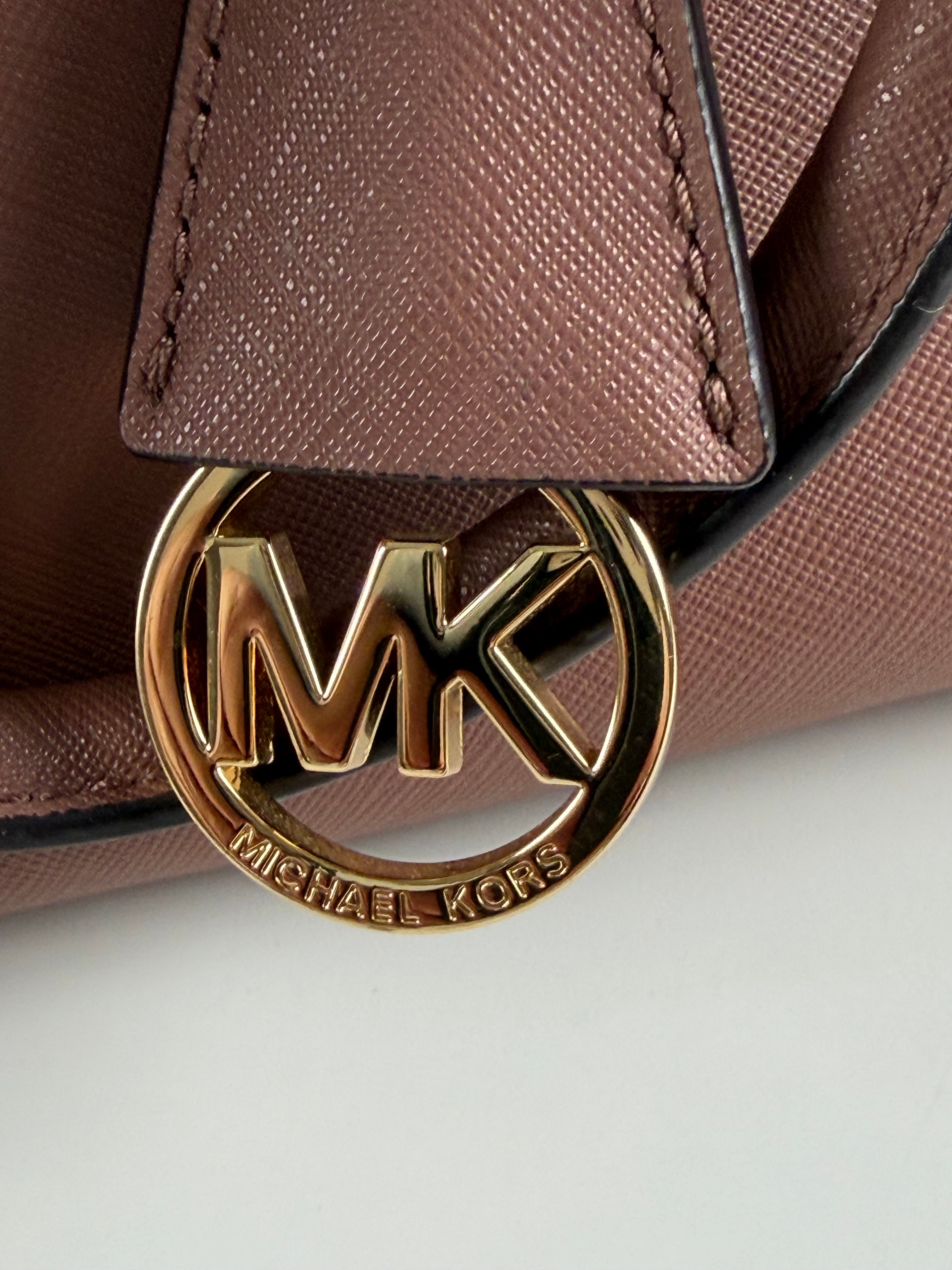 Michael Kors nahkalaukku, vanha roosa – aitoa saffiano-nahkaa