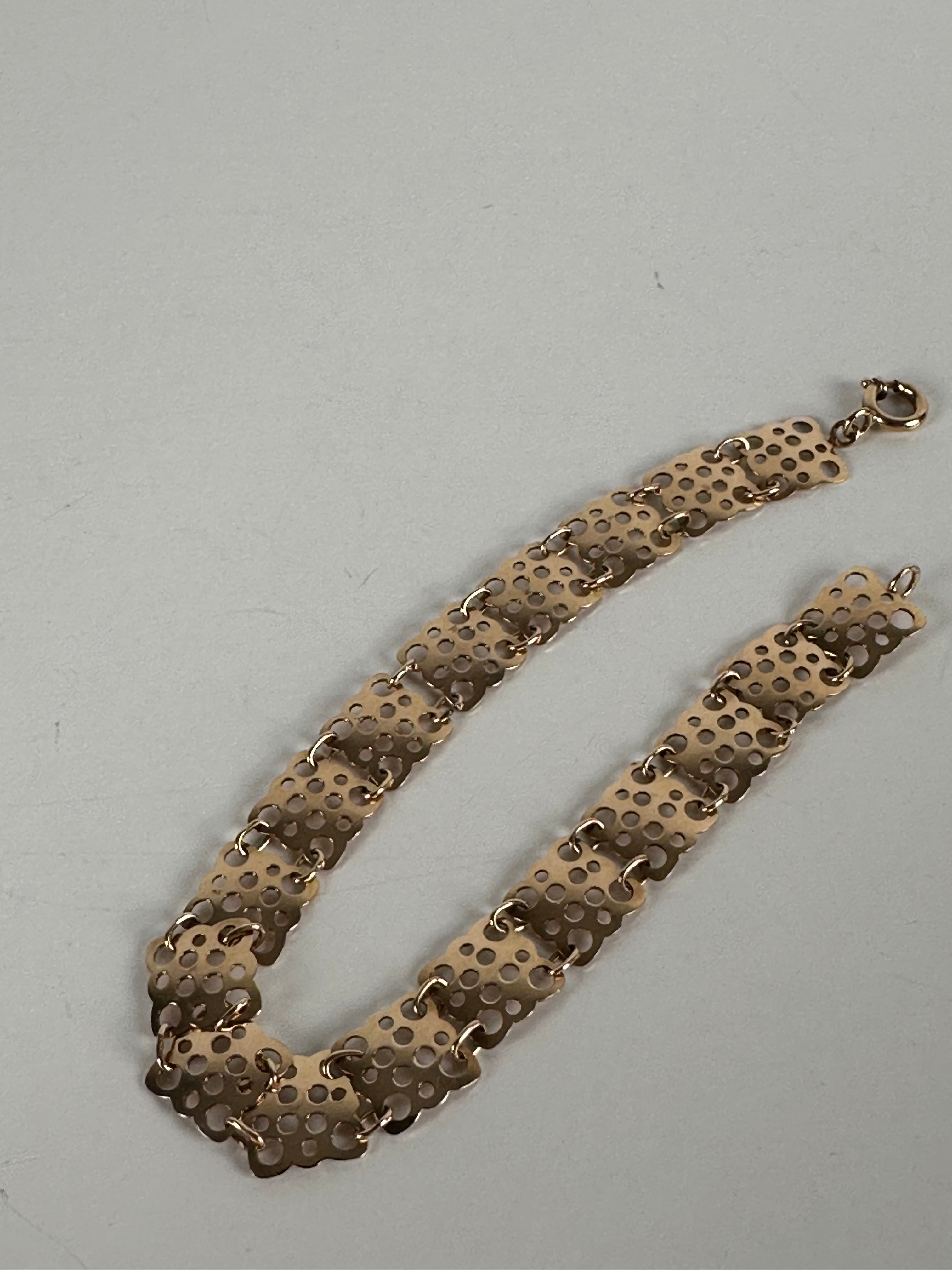 Lisa Vitali – "Pitsi" 14K kultainen rannekoru (585)